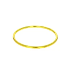 Bracelet jonc en aluminium jaune
