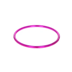Bracelet jonc en aluminium rose fuchsia