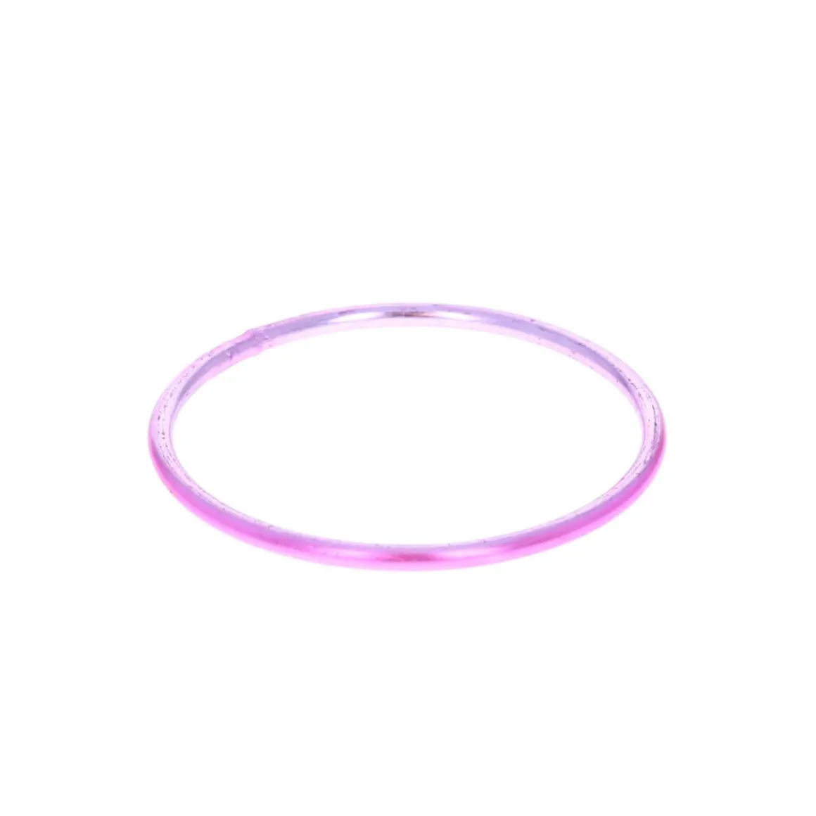 Bracelet jonc en aluminium rose