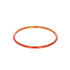 Bracelet jonc en aluminium orange