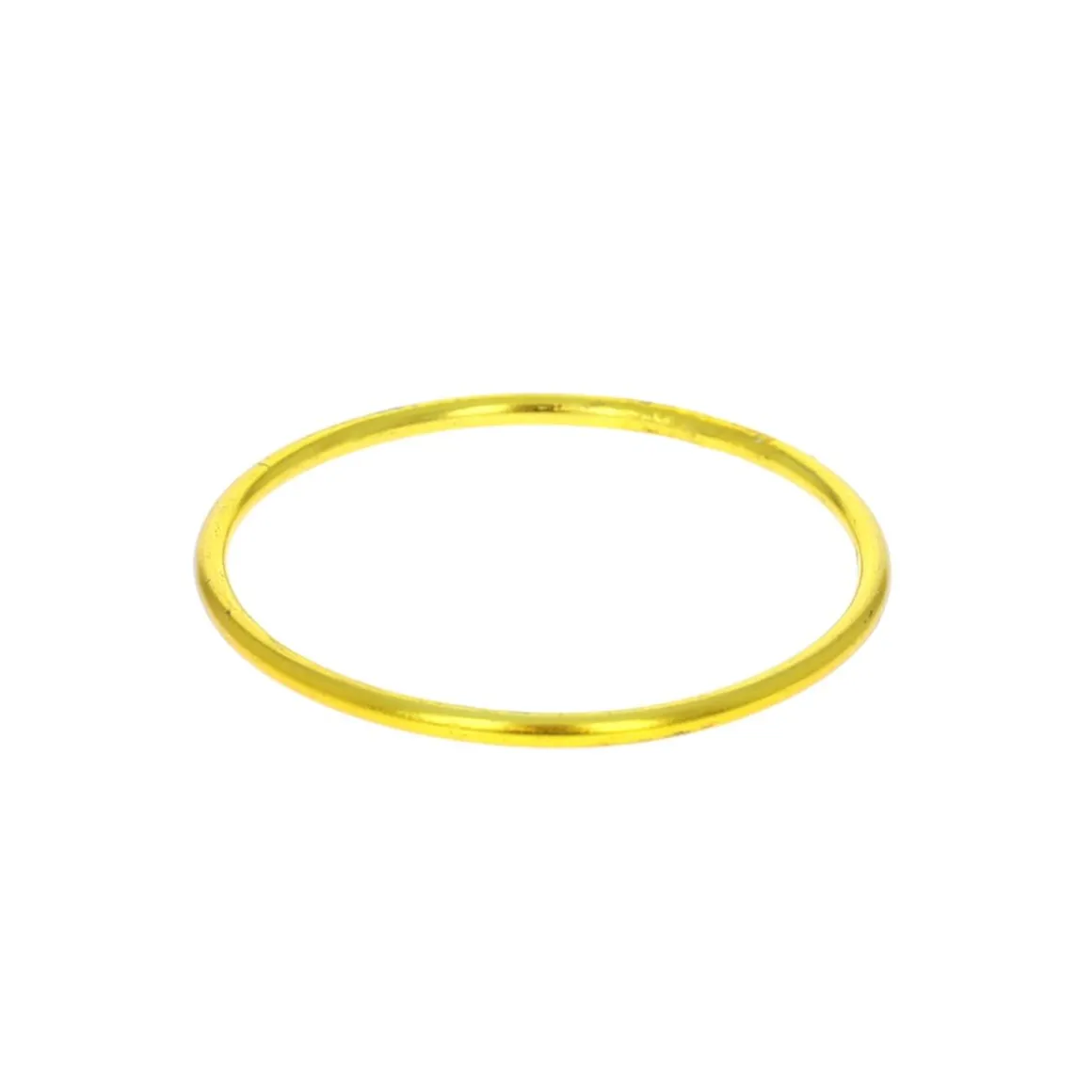 Bracelet jonc en aluminium jaune