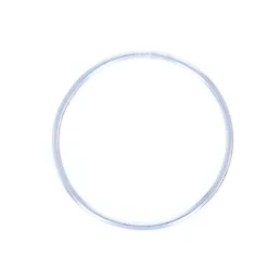 Bracelet jonc en aluminium argent