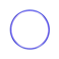 Bracelet jonc en aluminium violet