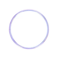 Bracelet jonc en aluminium lilas