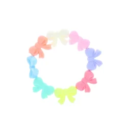 Bracelet noeuds en plastique colorés