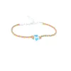Bracelet tressé petit coeur enfant