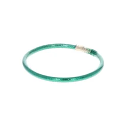 Bracelet vert à paillettes - grand