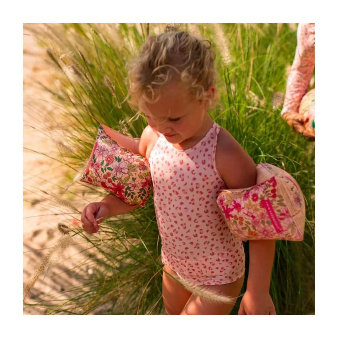 Brassards gonflables enfant à fleurs 2-6 ans