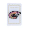 Broche brodée crevette