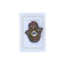 Broche brodée main de fatma
