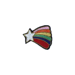 Broche étoile filante arc-en-ciel