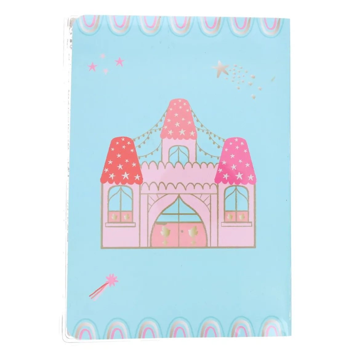 Cahier à paillettes liquide princesses
