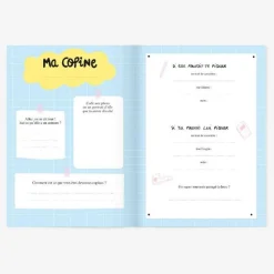 Cahier d'amitié à remplir 