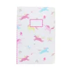 Cahier motifs licornes
