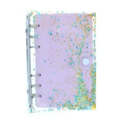 Cahier transparent paillettes