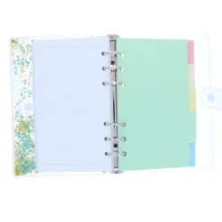 Cahier transparent paillettes