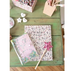 Cahier transparent paillettes
