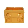 Caisse de rangement pliable en plastique camel