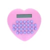 Calculatrice en forme de coeur rose