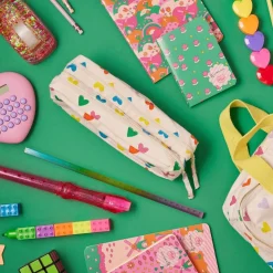 Calculatrice en forme de coeur rose