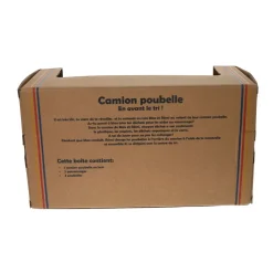 Camion poubelle en bois
