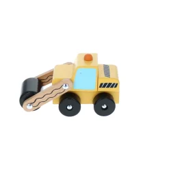 Camion rouleau compresseur en bois