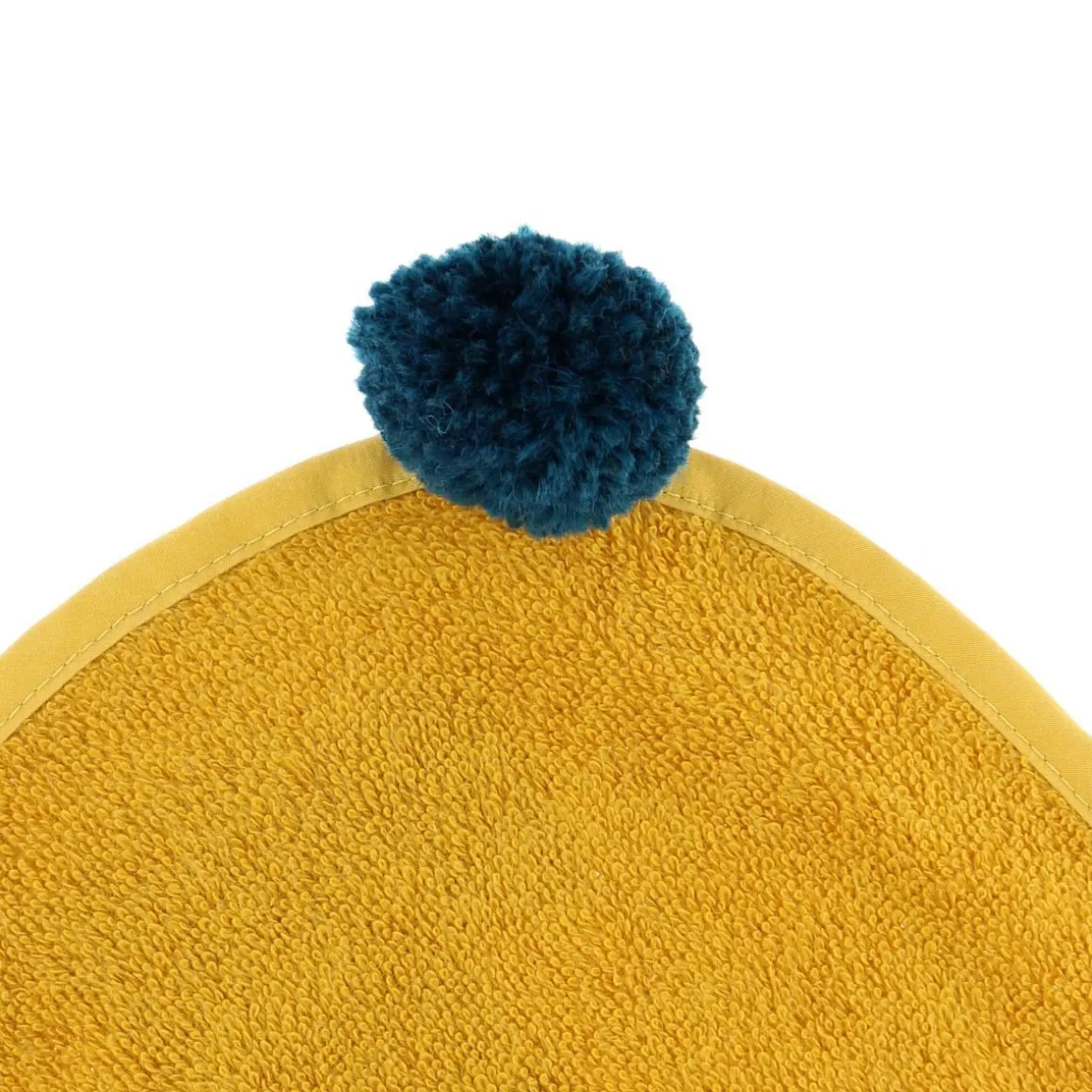 Cape de bain lapin moutarde
