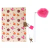 Carnet secret fleurs roses - La vie en rose