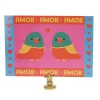 Carte amor perroquets - Copacabana party !