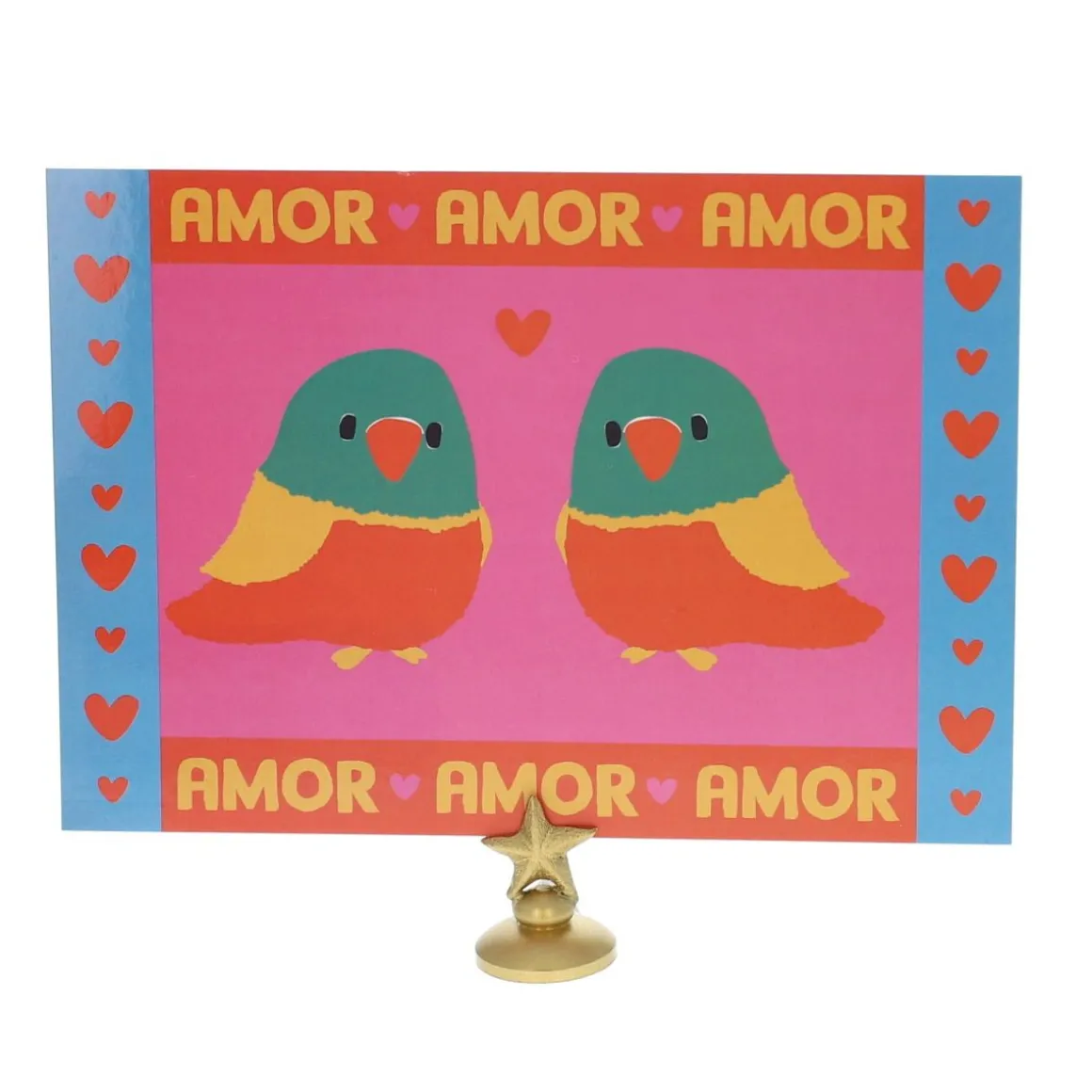 Carte amor perroquets - Copacabana party !