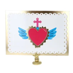 Carte cœur ex voto