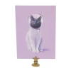 Carte de voeux chat astronaute