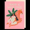 Carte "Have a wild time !"