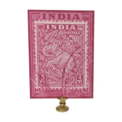 Carte Indienne éléphant rose