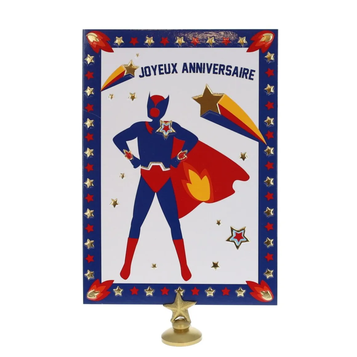 Carte Joyeux Anniversaire super-héros