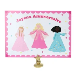 Carte Joyeux Anniversaire princesses