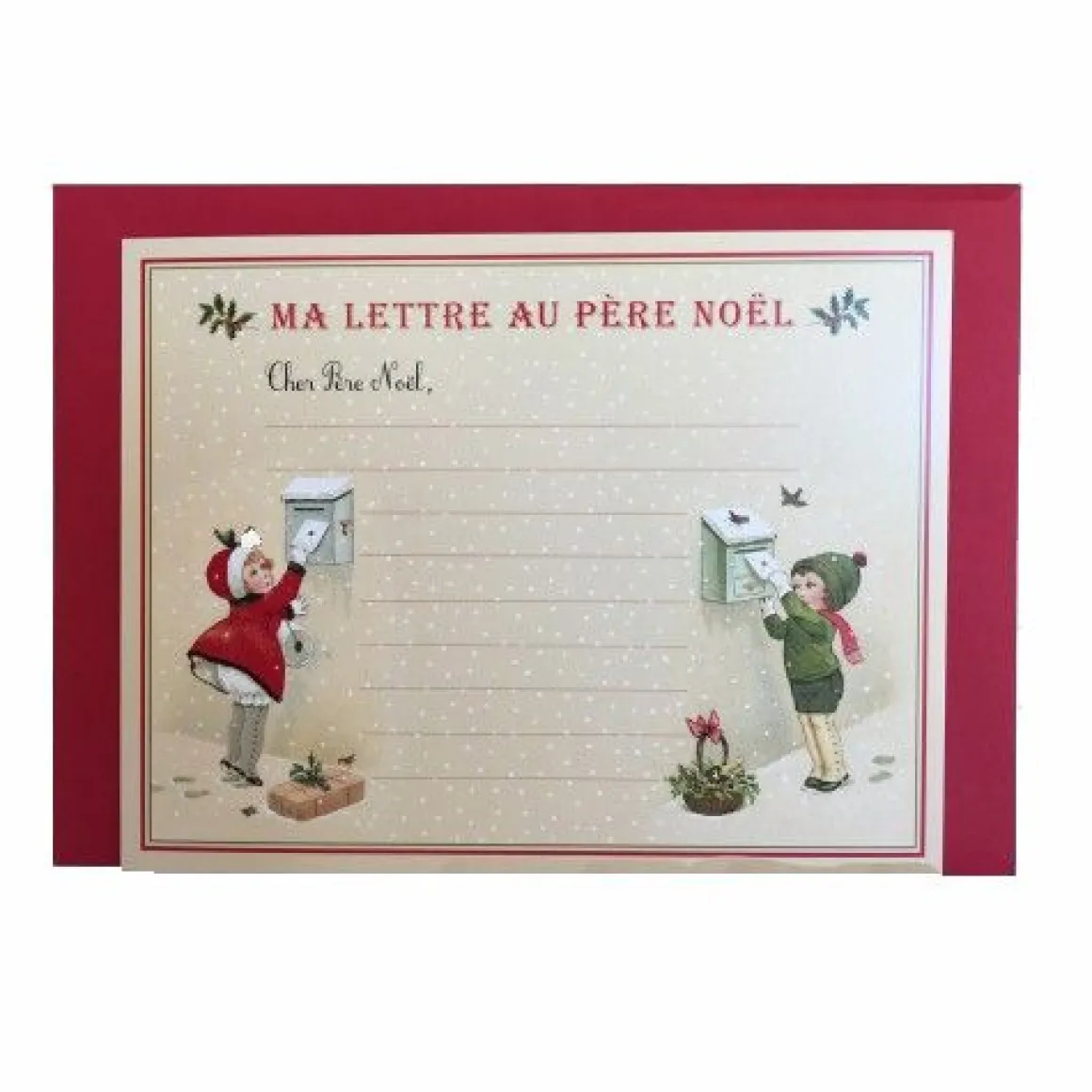 Carte Ma lettre au Père Noël