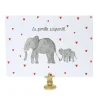 Carte naissance La famille s'agrandit éléphants