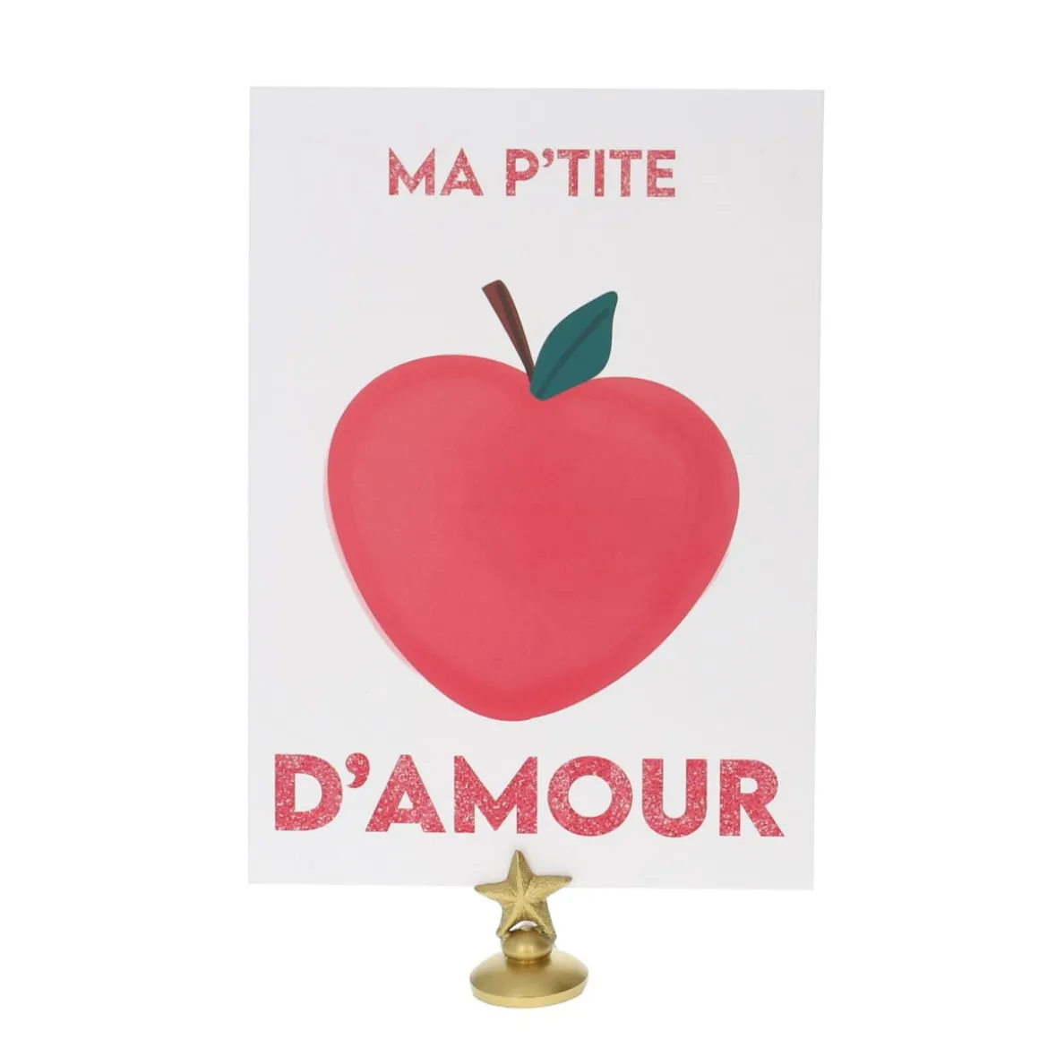 Carte p'tite pomme d'amour