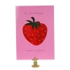 Carte tu me manques fraise