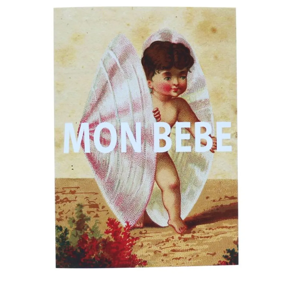Carte vintage "Mon bébé"
