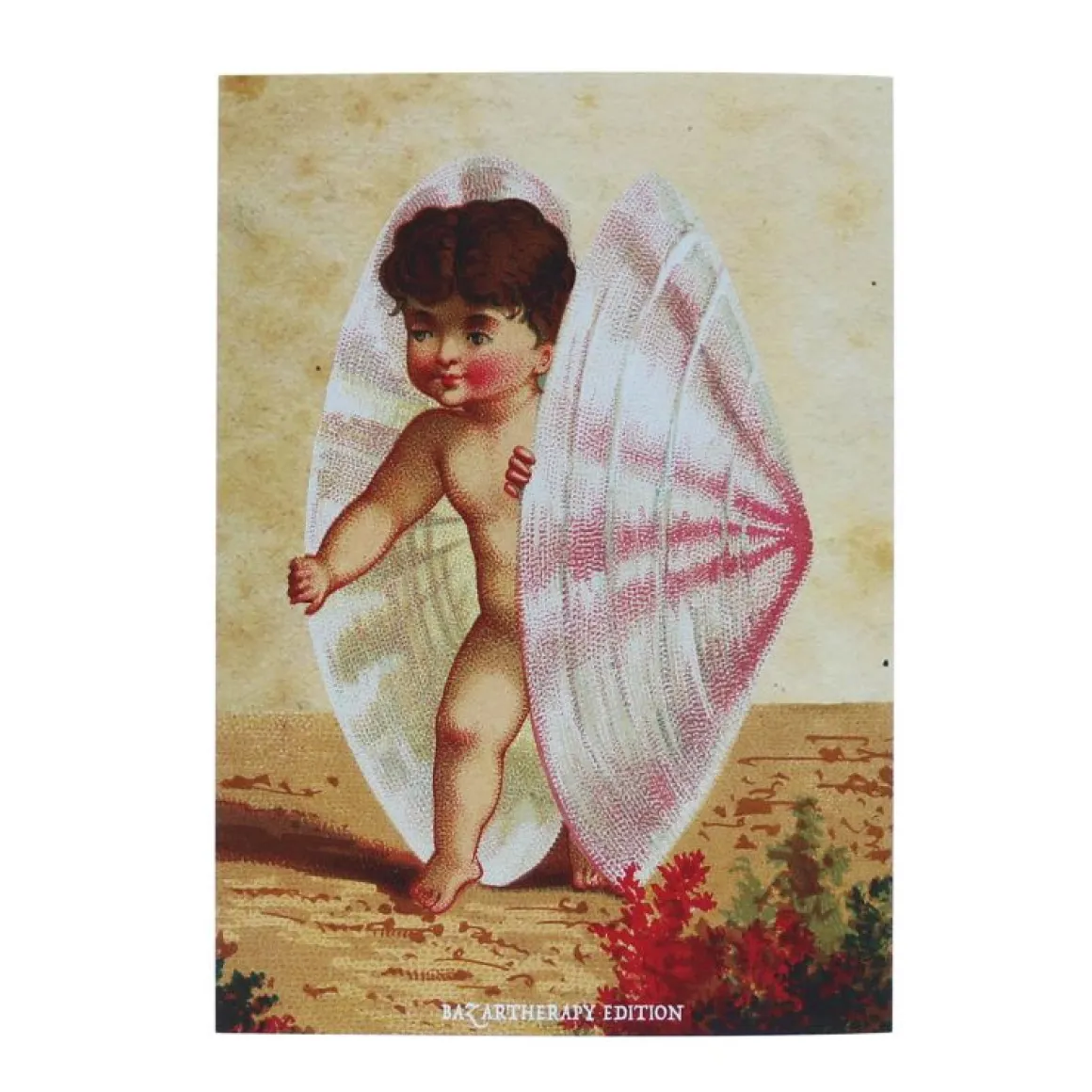 Carte vintage "Mon bébé"