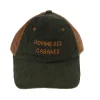 Casquette adulte en velours "Homme des cabanes"