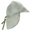Casquette bébé à rayures kaki
