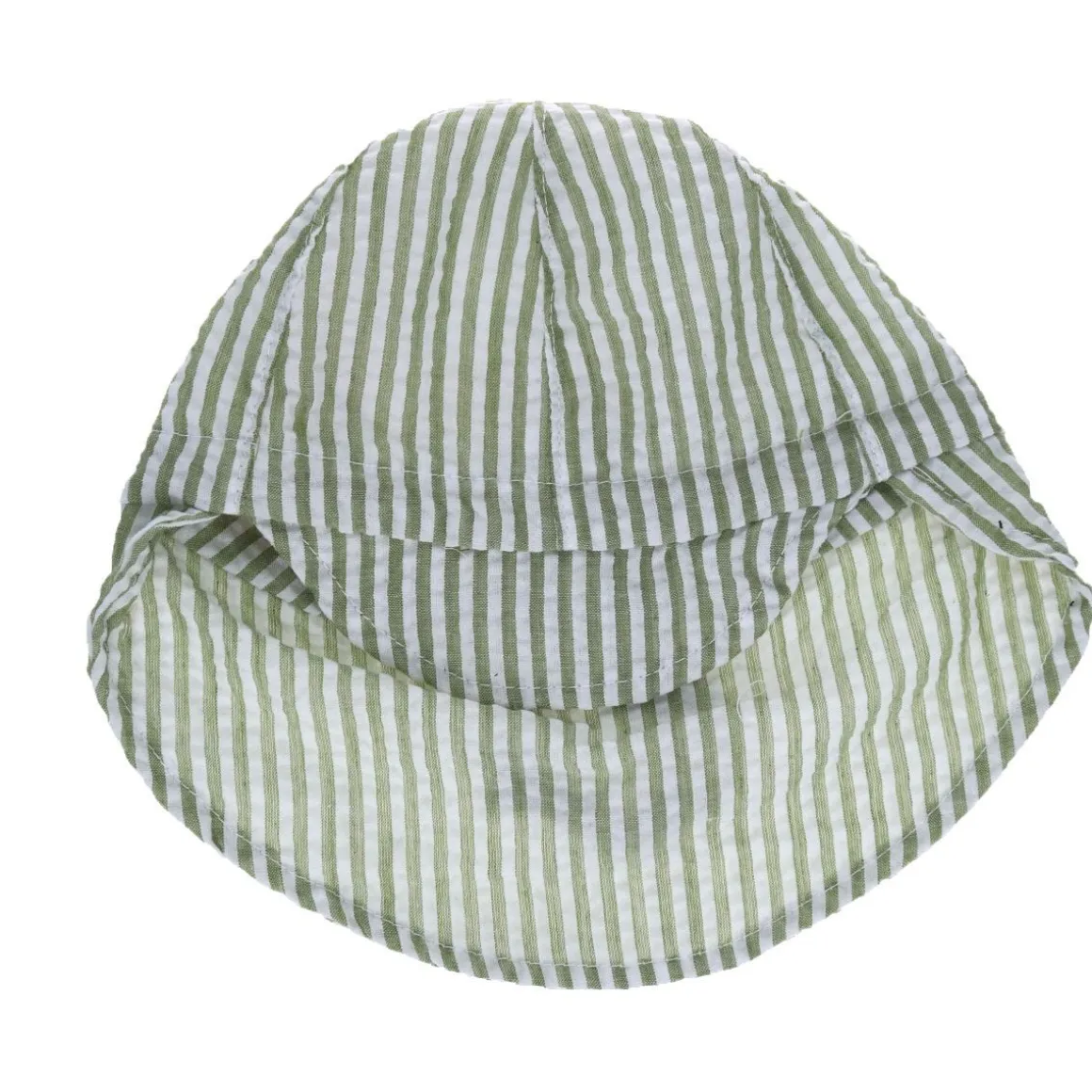 Casquette bébé à rayures kaki