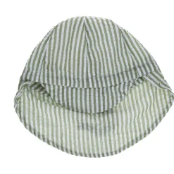 Casquette bébé à rayures kaki