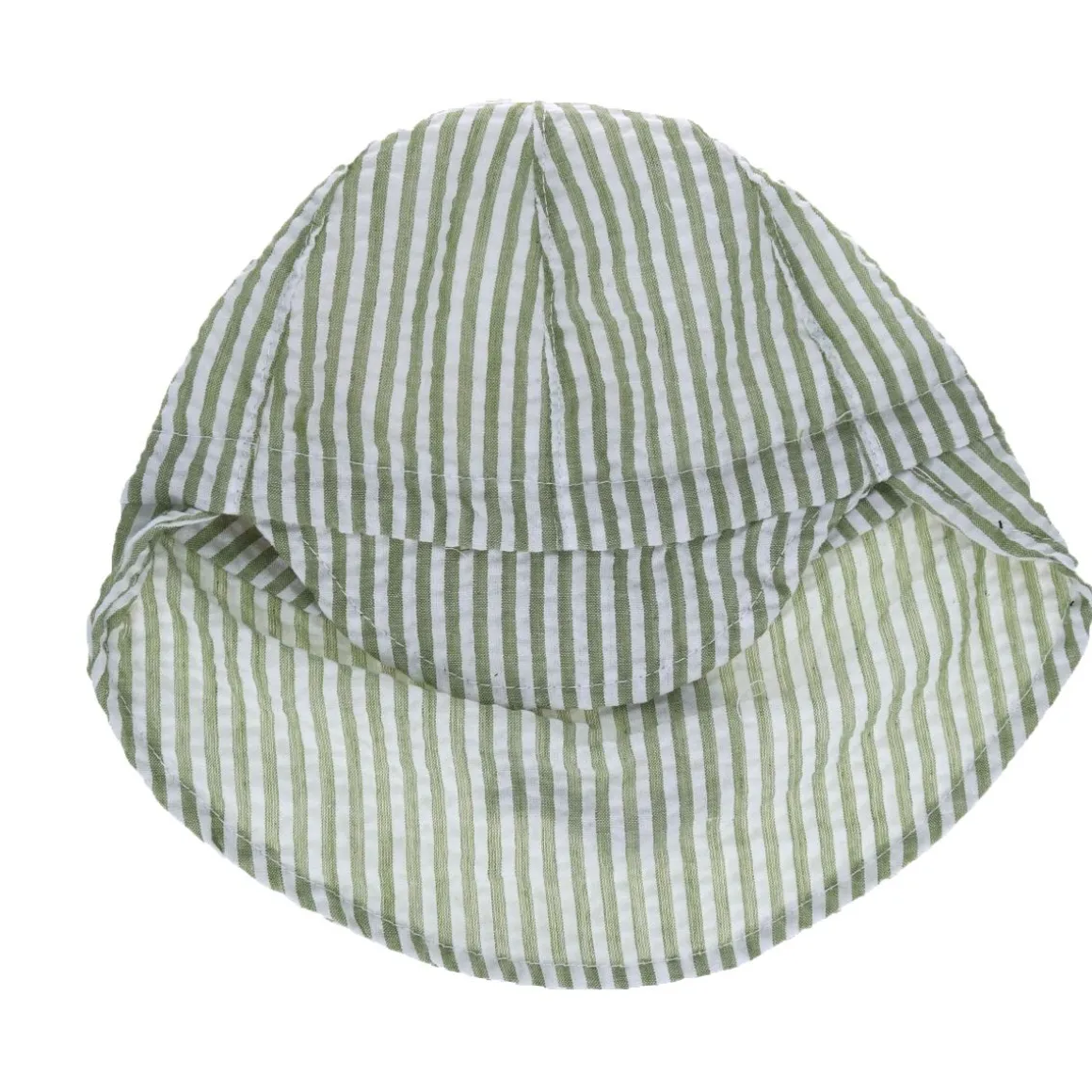 Casquette bébé à rayures kaki