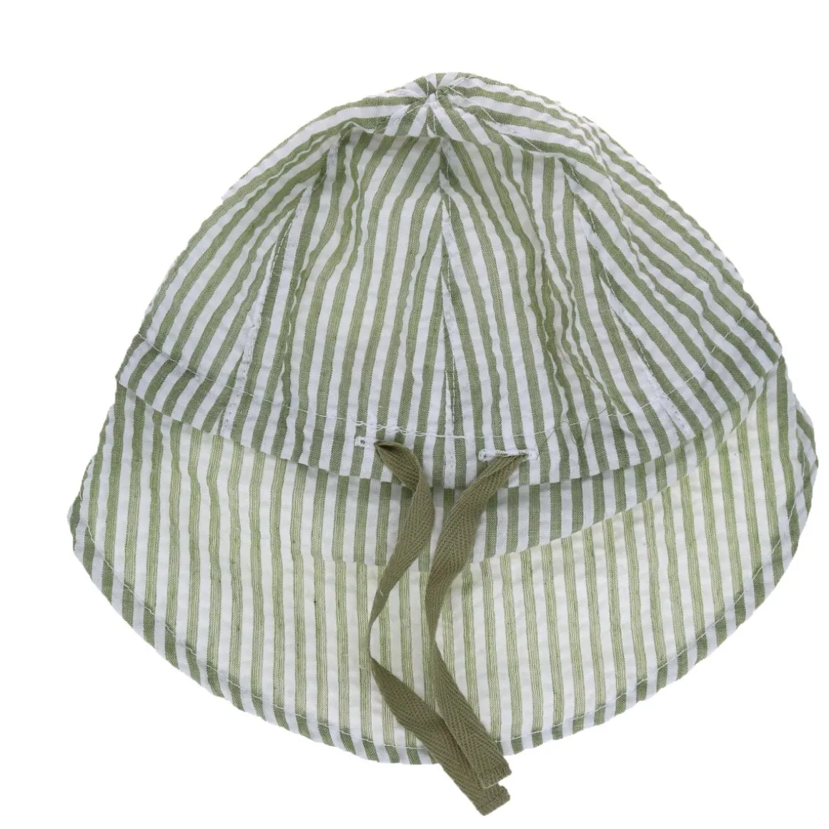 Casquette bébé à rayures kaki