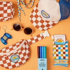 Casquette enfant damier