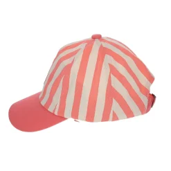 Casquette enfant rayée rose - Trouville